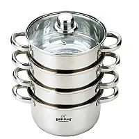 Пароварка - Мантоварка з нержавіючої сталі 5 л. 24 см. Bohmann BH 3217 Пароварка - Мантоварка з нержавіючої сталі 5 л. 24 см. Bohmann BH 3217